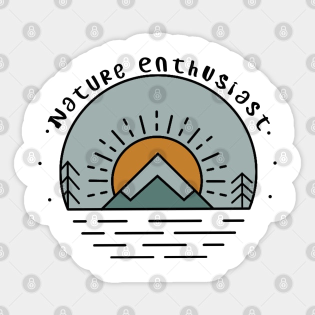 Nature Enthusiast Sticker by TaliDe